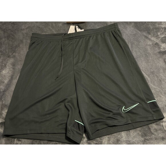 LARGE Nike Dri-FIT Standard Fit Shorts Mens Dark Gray Soccer DJ3622-070 Academy - Picture 1 of 8